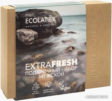 Подарочный набор Ecolatier Extra Fresh for MEN шампунь+гель для душа