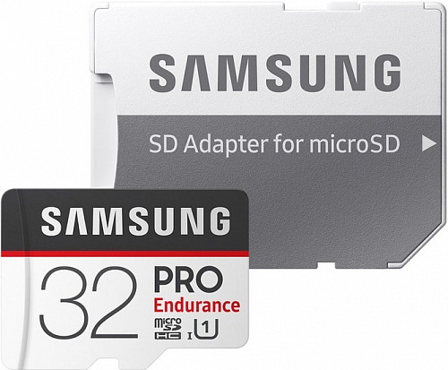 Карта памяти Samsung PRO Endurance microSDHC 32GB + адаптер