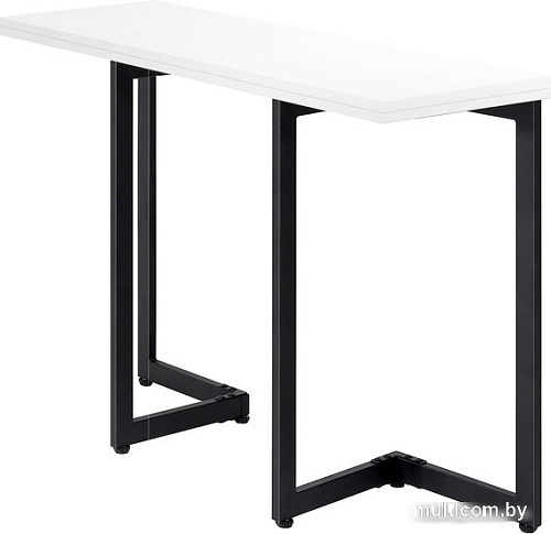 Кухонный стол Millwood Арлен 1 38/76x110x76 (белый/металл черный)