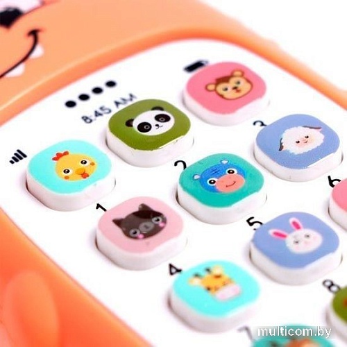 Развивающая игрушка Zabiaka Милый дракончик 7319090 (оранжевый)