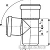 Ostendorf тройник KGEA 110/110x87°