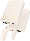 Внешний аккумулятор Hoco Q24 10000mAh (молочный)