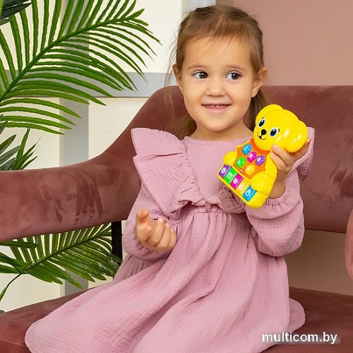 Развивающая игрушка Азбукварик Музыкальные зверята Собачка 2526