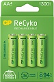 Аккумулятор GP ReCyko AA 1300mAh 4шт