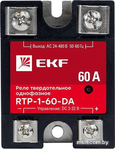 Реле твердотельное EKF PROxima RTP-60-DA
