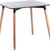 Кухонный стол TetChair John 80x80x75 (черный/натуральный)