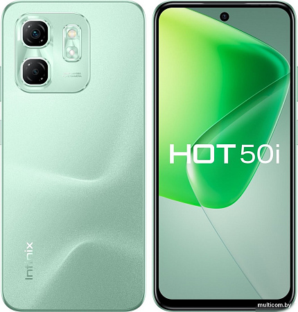 Смартфон Infinix Hot 50i X6531B 4GB/128GB (зеленый шалфей)