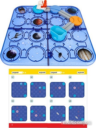 Развивающая игра Рыжий кот Головоломка Веселое IQ-развитие. Покорители космоса ИК-8715