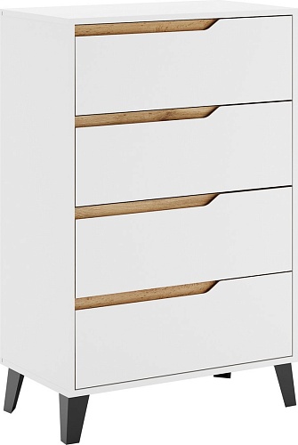 Комод ЭлиГард Eyva 4S (белый)