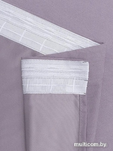 Комплект штор Amore Mio Однотонная замша 6ML 3872-050 1.5x2.7 92029 (сиреневый)