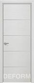 Межкомнатная дверь Юркас Deform H12 ДГ 90x200 (дуб французский сильвер)