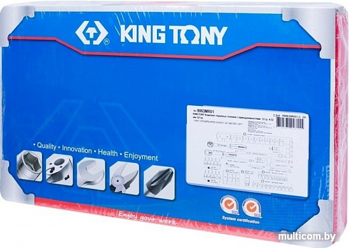 Универсальный набор инструментов King Tony 9063MR01 (62 предмета)