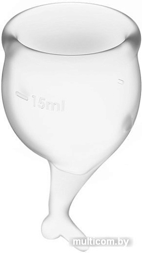 Менструальная чаша Satisfyer Feel Secure (прозрачный)