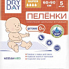 Пеленка одноразовая Modum Dry Day Super детские 0+ 60x90 (5 шт)