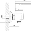 Смеситель Cersanit Cari S951-026