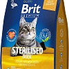 Сухой корм для кошек Brit Premium Cat Sterilized Duck &amp; Chicken 400 г