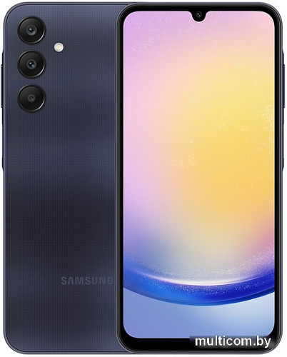 Смартфон Samsung Galaxy A25 8GB/256GB (темно-синий, без Samsung Pay)