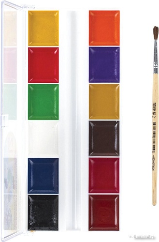 Акварельные краски Юнландия Школьные 191527 (12 цв)