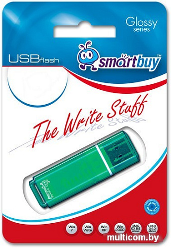 USB Flash Smart Buy Glossy Green 32GB (SB32GBGS-G)