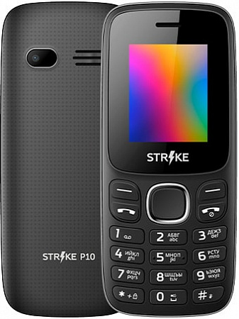 Мобильный телефон Strike P10 (черный/серый)