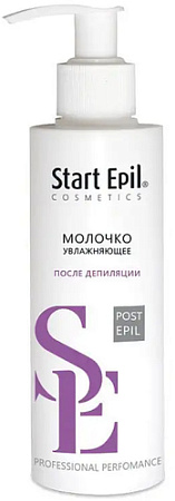 Молочко Start Epil Увлажняющее с экстрактом белого лотоса и протеинами шелка 160 мл