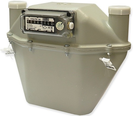 Счетчик газа БелОМО СГД-3Т-2И-1 G6 (левый)