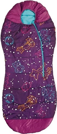 Спальный мешок AceCamp 3979 (фиолетовый/кокон)