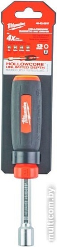 Торцевая отвертка для гаек Milwaukee Hollowcore Hex 12 мм 48-22-2537