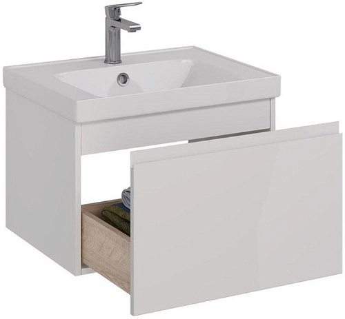 Lemark Тумба под умывальник Veon Mini 60 LM02VM60T (белый глянец)