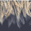 Фотообои Citydecor Пальмовые листья с оттенком (бежевый-синий) 400x270