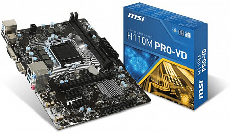 Материнская плата MSI H110M PRO-VD