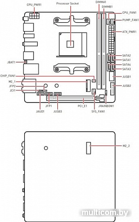 Материнская плата MSI MPG B550I Gaming Edge WiFi