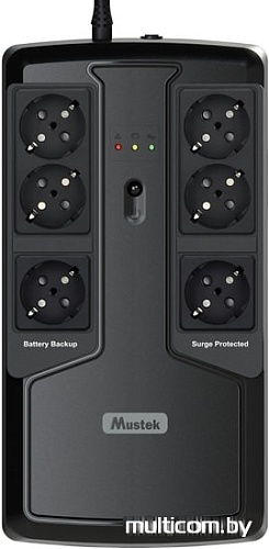 Источник бесперебойного питания Mustek PowerMust 600 Offline Schuko