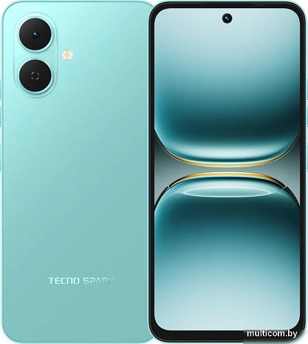 Телефон Tecno Spark Go 2 4GB/128GB (лазурный зеленый)