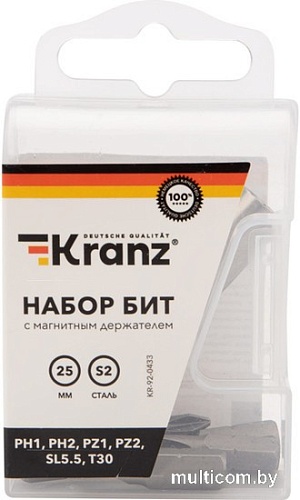 Набор бит Kranz KR-92-0433 (7 шт)