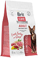 Сухой корм для кошек Brit care Cat Adult Delicious Taste с индейкой и уткой 1.5 кг