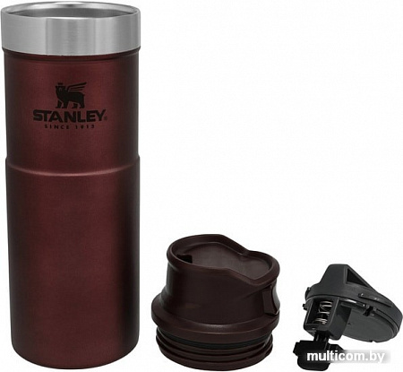 Термос Stanley Classic 0.47л One hand 2.0 10-06439-120 (бордовый)