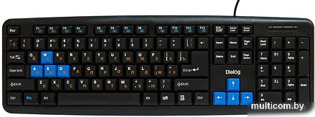 Клавиатура Dialog KM-025U Black-Blue