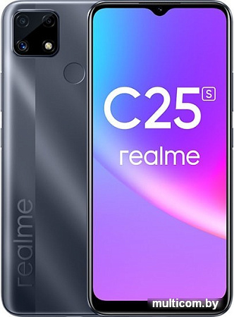 Смартфон Realme C25s RMX3195 4GB/128GB международная версия (серый)