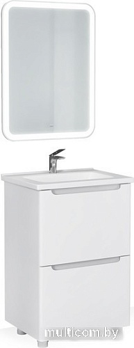 Raval Тумба под умывальник Raval Easy 60 напольный Eas.01.60/N/W/RL (белый)