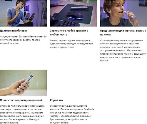 Универсальный триммер Philips OneBlade QP2515/16