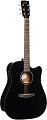 Электроакустическая гитара Cort Earth60CE BK