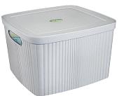 Корзина Бытпласт Velvet 435250438 (светло-серый флэк)