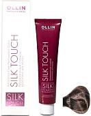 Крем-краска для волос Ollin Professional Silk Touch 5/7 светлый шатен коричневый