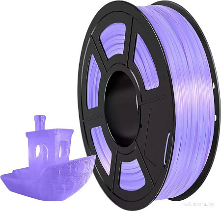 Пластик NV Print NV-3D-TPU-TRANS-PURPLE (1.75мм, 500г, прозрачный/фиолетовый)