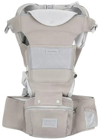 Рюкзак-переноска Amarobaby Carry AB22-30CARRY/11 (серый)