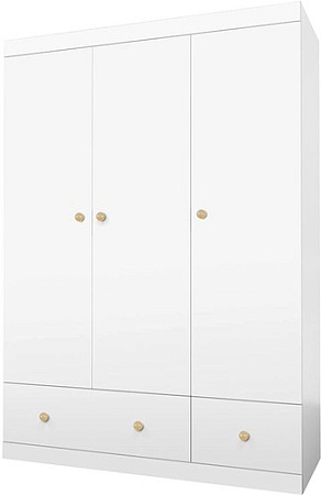 Шкаф распашной Polini Kids Fun 1360 0002054.9 (белый)