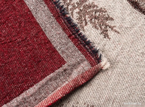 Плед Беларускі лён 125x195 23С25-ШР/у./р. (1 Зимний лес/сорт1)