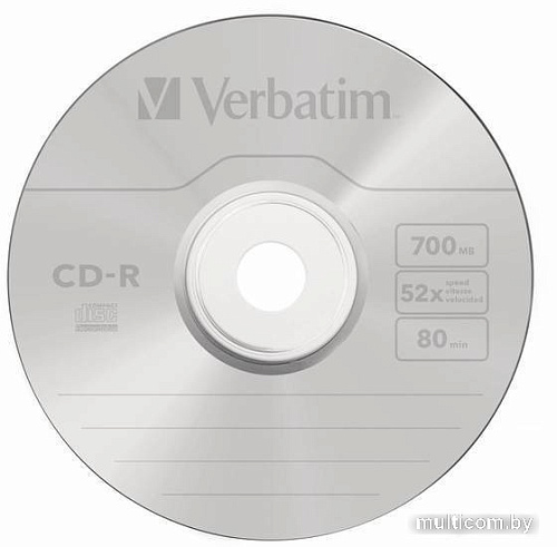 CD-R диск Verbatim 700Mb 52x 43327 (10 шт.)