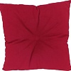 Декоративная подушка Sled Квадратная 40x40x12 (красный)